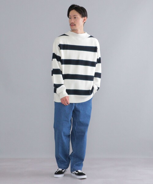 SHIPS（シップス）の「SHIPS:MADE IN JAPAN デニム ワイド イージーパンツ（デニムパンツ・メンズ・ナチュラル/ネイビー/ライトブルー・SMALL/MEDIUM/LARGE/X-LARGE）」の16枚目の写真