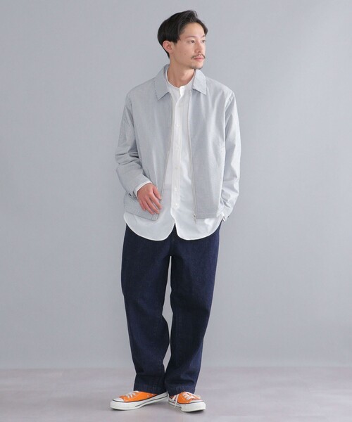 SHIPS（シップス）の「SHIPS:MADE IN JAPAN デニム ワイド イージーパンツ（デニムパンツ・メンズ・ナチュラル/ネイビー/ライトブルー・SMALL/MEDIUM/LARGE/X-LARGE）」の21枚目の写真