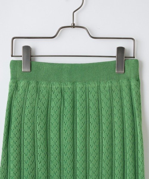 CIAOPANIC（チャオパニック）の「かぎ針風透かし編みロングスカート（スカート・レディース・アイボリー/ブラック/グリーン・FREE）」の5枚目の写真