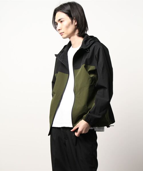 STYLEBLOCK(スタイルブロック)の「ナイロンストレッチZIPパーカー(マウンテンパーカー・メンズ・ネイビー/オリーブ/ブラック系その他/ブラック系その他2/ブラック・L/M)」の4枚目の写真