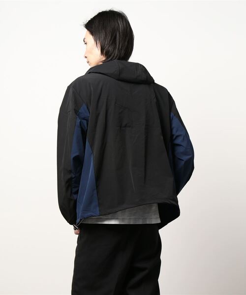 STYLEBLOCK(スタイルブロック)の「ナイロンストレッチZIPパーカー(マウンテンパーカー・メンズ・ネイビー/オリーブ/ブラック系その他/ブラック系その他2/ブラック・L/M)」の7枚目の写真