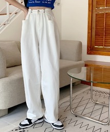 MANGROVE（マングローブ）の「ウエストタックルーズデニムパンツ（デニムパンツ）」