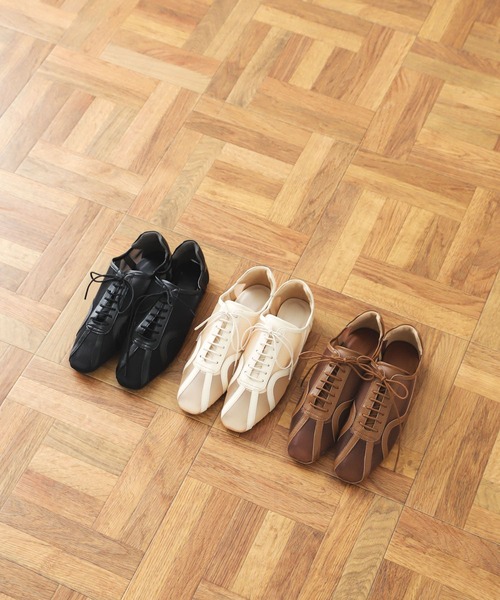 SENSE OF PLACE by URBAN RESEARCH（センスオブプレイスバイアーバンリサーチ）の「チュールスニーカー（スニーカー・レディース・ブラウン/ブラック/ベージュ・SMALL/LARGE/MEDIUM）」の7枚目の写真