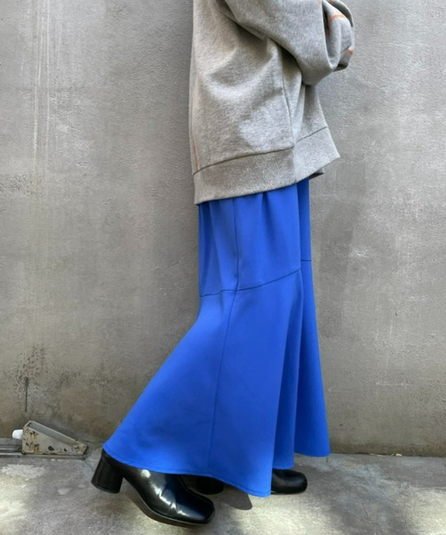 CIAOPANIC（チャオパニック）の「美シルエット！とろみマーメイドスカート（スカート・レディース・ブルー/ブラック/レモンイエロー・SMALL/MEDIUM）」の22枚目の写真