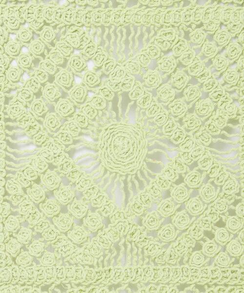 INGNI(イング)の「かぎ針ビスチェ+シャツセット(ニット/セーター・レディース・オレンジ/ライトグリーン/アイボリー・M)」の7枚目の写真