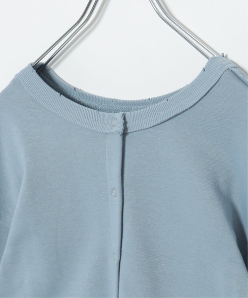 VENCEEXCHANGE（ヴァンスエクスチェンジ）の「2WAYスナップボタン裏毛カーディガン（カーディガン/ボレロ・レディース・チャコールグレー/ベージュ/オフホワイト/ブルー/ミント・FREE）」の12枚目の写真