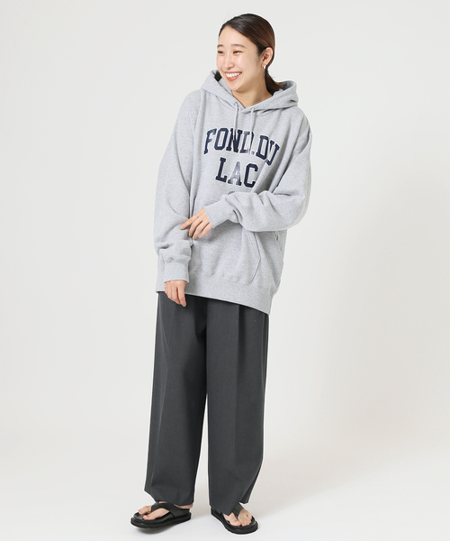 journal standard L'essage(ジャーナルスタンダードレサージュ)の「CERAMICA タックパンツ◆(その他パンツ・レディース・チャコールグレー/ベージュ・36/38)」の3枚目の写真