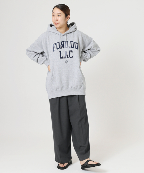 journal standard L'essage(ジャーナルスタンダードレサージュ)の「CERAMICA タックパンツ◆(その他パンツ・レディース・チャコールグレー/ベージュ・36/38)」の5枚目の写真