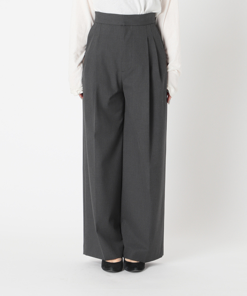 journal standard L'essage(ジャーナルスタンダードレサージュ)の「CERAMICA タックパンツ◆(その他パンツ・レディース・チャコールグレー/ベージュ・36/38)」の15枚目の写真
