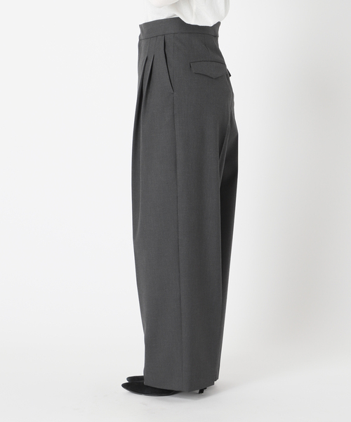 journal standard L'essage(ジャーナルスタンダードレサージュ)の「CERAMICA タックパンツ◆(その他パンツ・レディース・チャコールグレー/ベージュ・36/38)」の16枚目の写真