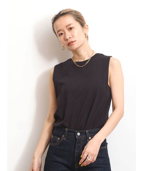 Ungrid（アングリッド）の「BASIC ボックスタンクトップ（タンクトップ・レディース・オフホワイト/ブラック・SMALL/MEDIUM）」の22枚目の写真