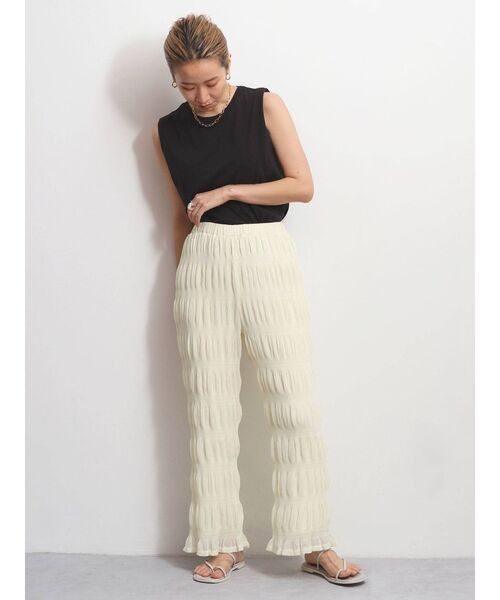 Ungrid（アングリッド）の「BASIC ボックスタンクトップ（タンクトップ・レディース・オフホワイト/ブラック・SMALL/MEDIUM）」の11枚目の写真