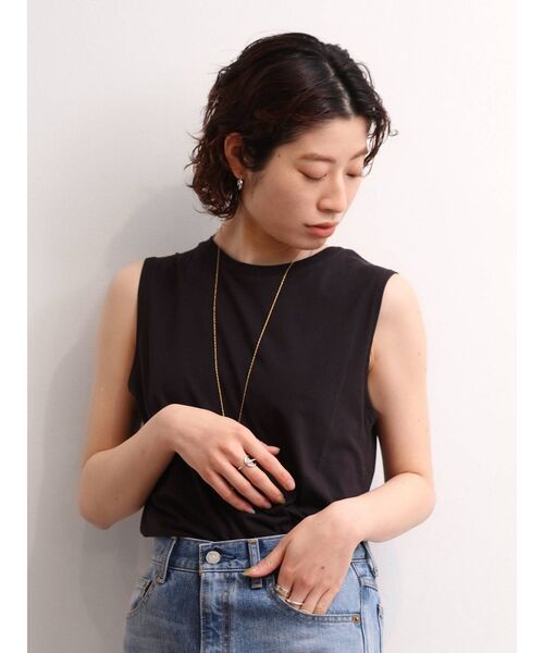 Ungrid（アングリッド）の「BASIC ボックスタンクトップ（タンクトップ・レディース・オフホワイト/ブラック・SMALL/MEDIUM）」の17枚目の写真