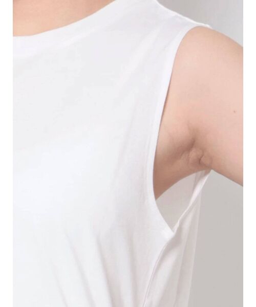 Ungrid（アングリッド）の「BASIC ボックスタンクトップ（タンクトップ・レディース・オフホワイト/ブラック・SMALL/MEDIUM）」の12枚目の写真