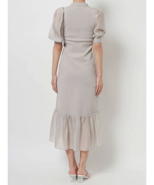 MERCURYDUO（マーキュリーデュオ）の「異素材スリーブボウタイニットワンピース（ワンピース・レディース・ベージュ/ピンク/ネイビー・SMALL/MEDIUM）」の17枚目の写真