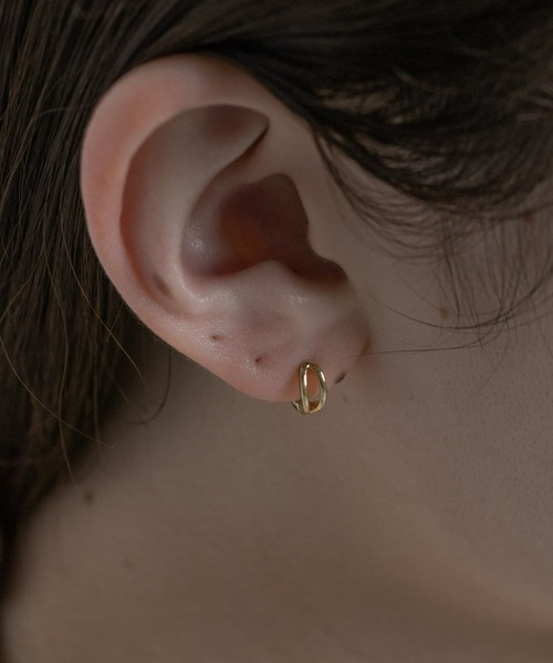 SMELLY（スメリー）の「silver925オープンミニフープピアス（ピアス（両耳用）・レディース・シルバー/ゴールド・-）」の3枚目の写真