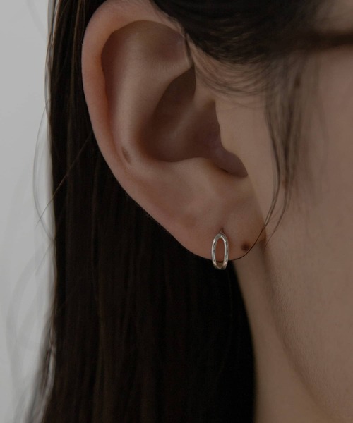 SMELLY（スメリー）の「silver925オープンミニフープピアス（ピアス（両耳用）・レディース・シルバー/ゴールド・-）」の9枚目の写真