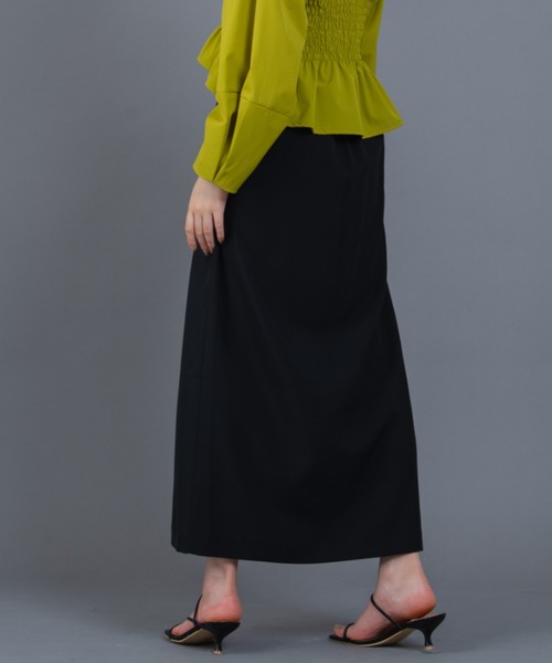 Solace（ソレイス）の「ベンツスリットタイトスカート（スカート・レディース・ブラック/ブルー・MEDIUM/LARGE）」の5枚目の写真