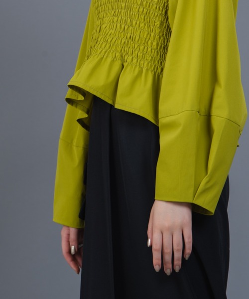 Solace（ソレイス）の「ベンツスリットタイトスカート（スカート・レディース・ブラック/ブルー・MEDIUM/LARGE）」の6枚目の写真