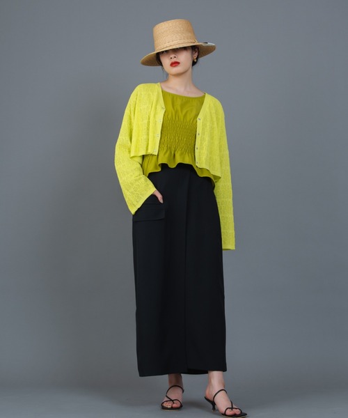 Solace（ソレイス）の「ベンツスリットタイトスカート（スカート・レディース・ブラック/ブルー・MEDIUM/LARGE）」の9枚目の写真