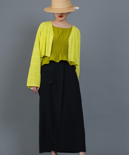 Solace（ソレイス）の「ベンツスリットタイトスカート（スカート・レディース・ブラック/ブルー・MEDIUM/LARGE）」の12枚目の写真