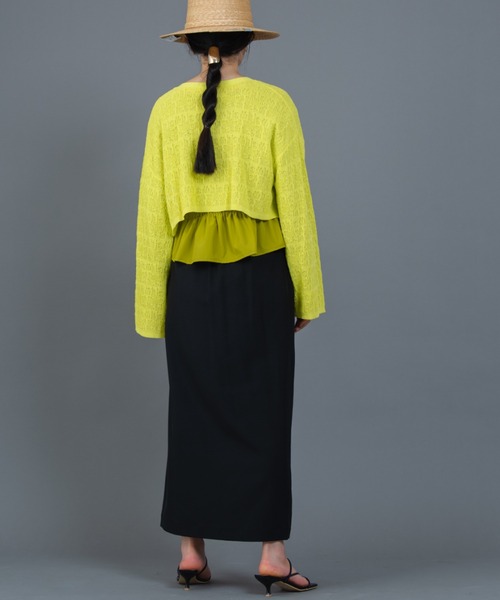 Solace（ソレイス）の「ベンツスリットタイトスカート（スカート・レディース・ブラック/ブルー・MEDIUM/LARGE）」の15枚目の写真