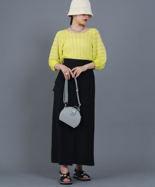 Solace（ソレイス）の「ベンツスリットタイトスカート（スカート・レディース・ブラック/ブルー・MEDIUM/LARGE）」の17枚目の写真