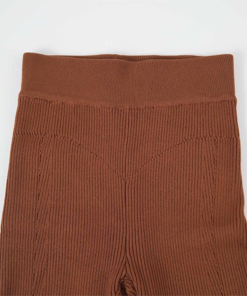 miette（ミエット）の「ﾊｰﾌﾘﾌﾞﾚｷﾞﾝｽﾊﾟﾝﾂ（その他パンツ・レディース・ブラウン/アイボリー・S/M）」の11枚目の写真