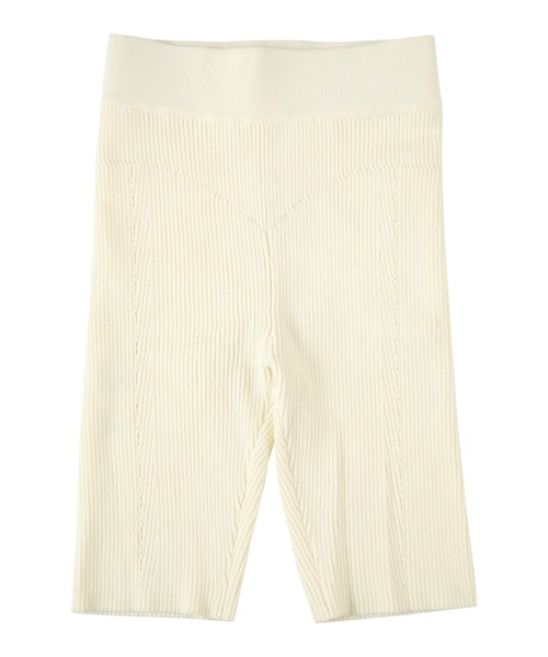 miette（ミエット）の「ﾊｰﾌﾘﾌﾞﾚｷﾞﾝｽﾊﾟﾝﾂ（その他パンツ・レディース・ブラウン/アイボリー・S/M）」の16枚目の写真