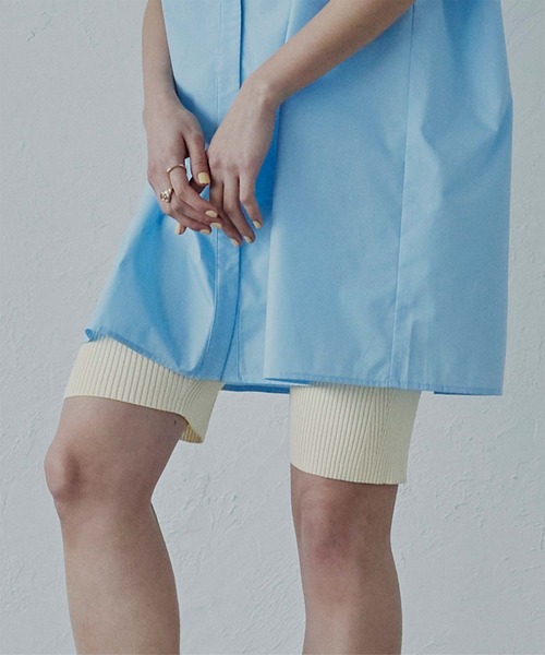 miette（ミエット）の「ﾊｰﾌﾘﾌﾞﾚｷﾞﾝｽﾊﾟﾝﾂ（その他パンツ・レディース・ブラウン/アイボリー・S/M）」の5枚目の写真