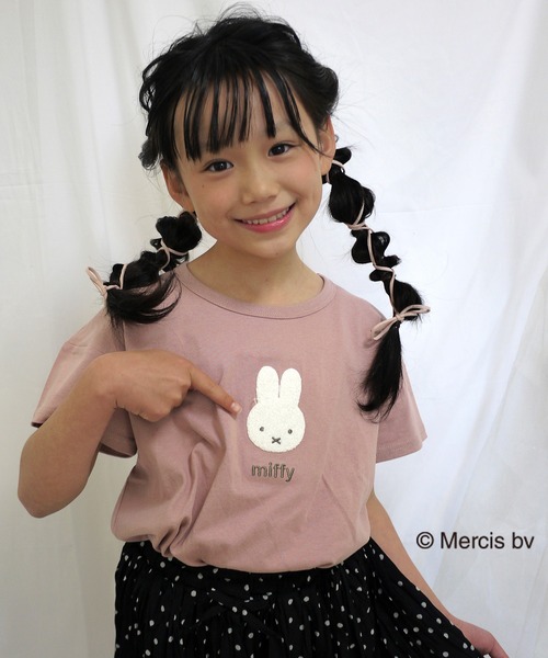 JAM & LINK(ジャムアンドリンク)の「miffy / ミッフィー 半袖Tシャツ(Tシャツ/カットソー・キッズ・A/C/B/E/F/D・90cm/110cm/120cm/100cm/80cm/130cm)」の4枚目の写真