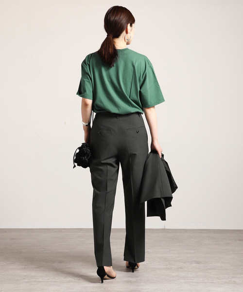 VERMEIL par iena（ヴェルメイユパーイエナ）の「トロストレッチ 2タックパンツ（その他パンツ・レディース・チャコールグレー/ネイビー・40/38/36/34）」の11枚目の写真