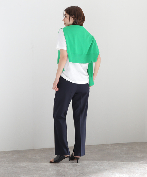 VERMEIL par iena（ヴェルメイユパーイエナ）の「トロストレッチ 2タックパンツ（その他パンツ・レディース・チャコールグレー/ネイビー・40/38/36/34）」の18枚目の写真