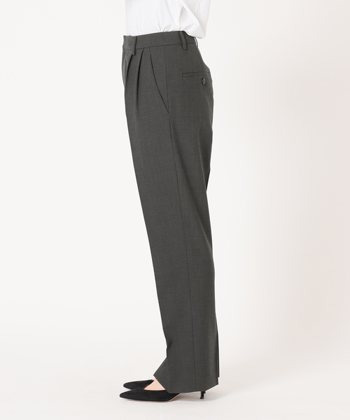 VERMEIL par iena（ヴェルメイユパーイエナ）の「トロストレッチ 2タックパンツ（その他パンツ・レディース・チャコールグレー/ネイビー・40/38/36/34）」の20枚目の写真