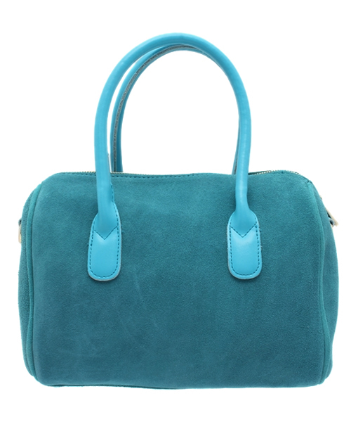 mystic（ミスティック）の「スウェードボストン（ボストンバッグ・レディース・キャメル/ブラック/ライトグレー/エメラルド・ﾌﾘ-）」の12枚目の写真