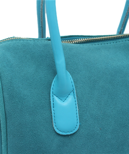 mystic（ミスティック）の「スウェードボストン（ボストンバッグ・レディース・キャメル/ブラック/ライトグレー/エメラルド・ﾌﾘ-）」の14枚目の写真