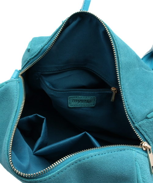 mystic（ミスティック）の「スウェードボストン（ボストンバッグ・レディース・キャメル/ブラック/ライトグレー/エメラルド・ﾌﾘ-）」の17枚目の写真