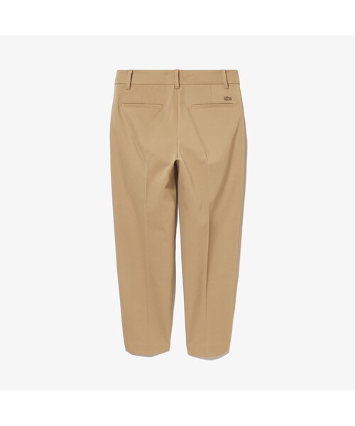 LACOSTE（ラコステ）の「撥水テーパードクロップドチノパンツ（チノパンツ・レディース・ベージュ/ネイビー・36/34/40/38）」の8枚目の写真
