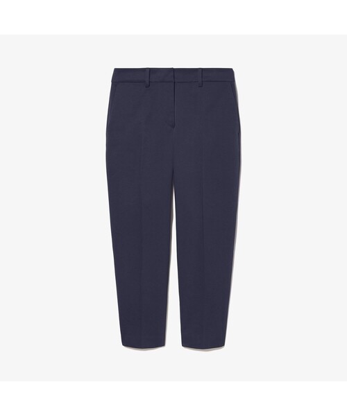 LACOSTE（ラコステ）の「撥水テーパードクロップドチノパンツ（チノパンツ・レディース・ベージュ/ネイビー・36/34/40/38）」の4枚目の写真