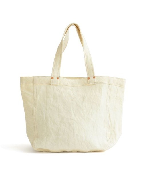 ARTS & CRAFTS（アーツアンドクラフト）の「アーツアンドクラフツ / LINEN CANVAS リネンキャンバス / TOTE M トートM（トートバッグ・レディース・マスタード/サンドベージュ/オリーブ/オフホワイト・FREE）」の7枚目の写真