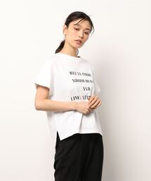 nota（ノータ）の「ロゴTシャツ（Tシャツ/カットソー・レディース）」