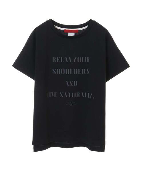 nota(ノータ)の「ロゴTシャツ(Tシャツ/カットソー・レディース・ブラック/ブルー/オフホワイト・FREE)」の4枚目の写真