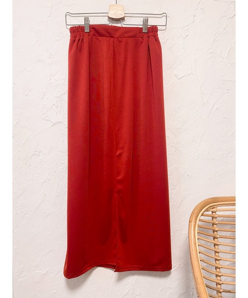 She's Closet（シーズクローゼット）の「前後2way無地ハイウエストロングナロースカート（スカート・レディース・ブラック/レッド/ピンク/グリーン/ブラウン・FREE）」の17枚目の写真