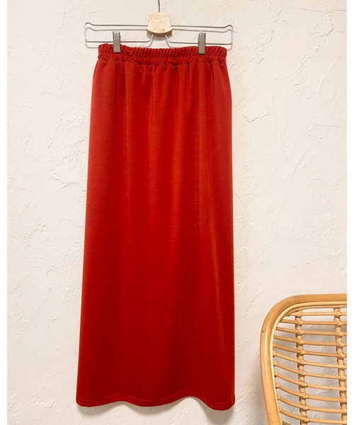 She's Closet（シーズクローゼット）の「前後2way無地ハイウエストロングナロースカート（スカート・レディース・ブラック/レッド/ピンク/グリーン/ブラウン・FREE）」の19枚目の写真