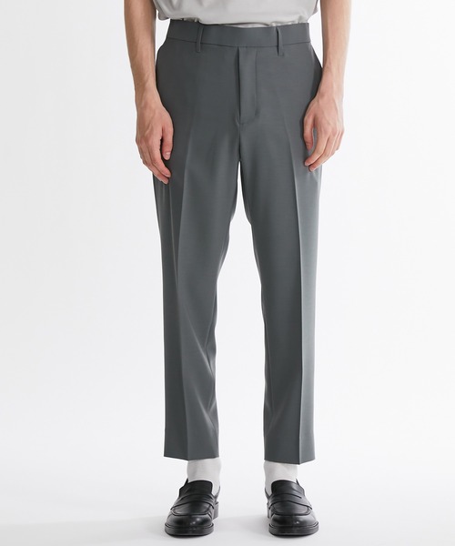 UNITED TOKYO（ユナイテッドトウキョウ）の「relaction ライトアンクルスラックス（スラックス・メンズ・ブラック/ダークグレー/ライトベージュ・1/2/3）」の6枚目の写真