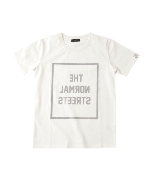 GLAZOS(グラソス)の「接触冷感リフレクトBOXロゴプリント半袖Tシャツ(Tシャツ/カットソー・キッズ・イエロー/ホワイト/ブラック・160cm/140cm/150cm/130cm/170cm)」の17枚目の写真
