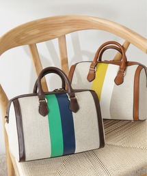 N.（N. Natural Beauty Basic） | ◆配色ラインボストンショルダーバッグ(ショルダーバッグ)