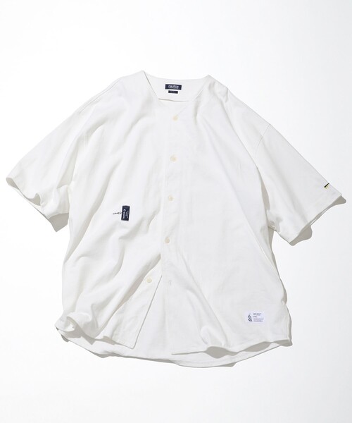 NAUTICA(ノーティカ)の「NAUTICA/ノーティカ Baseball Shirt “TOO HEAVY”(カーディガン/ボレロ・メンズ・ホワイト/ネイビー・MEDIUM/LARGE/X-LARGE/XX-LARGE)」の12枚目の写真