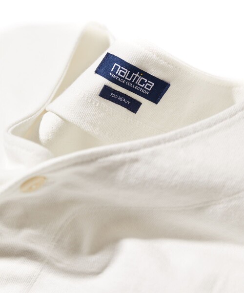 NAUTICA(ノーティカ)の「NAUTICA/ノーティカ Baseball Shirt “TOO HEAVY”(カーディガン/ボレロ・メンズ・ホワイト/ネイビー・MEDIUM/LARGE/X-LARGE/XX-LARGE)」の13枚目の写真