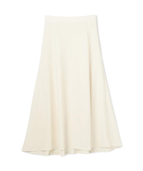 TOMORROWLAND （トゥモローランド）の「トリアセテートポリエステルダブルクロス フレアロングスカート（スカート・レディース・ホワイト/ブラック/ベージュ・36/34/32）」の2枚目の写真